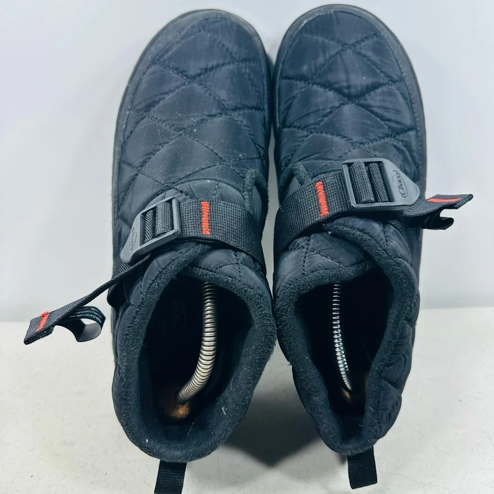 Chaco Ramble Puff Shoes Mens Size 10 Black Outdoor Slipper Comfort Ankle Boots